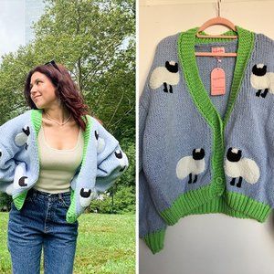 Mure Grand Sheep Little Lamb Puff Cardigan M/L